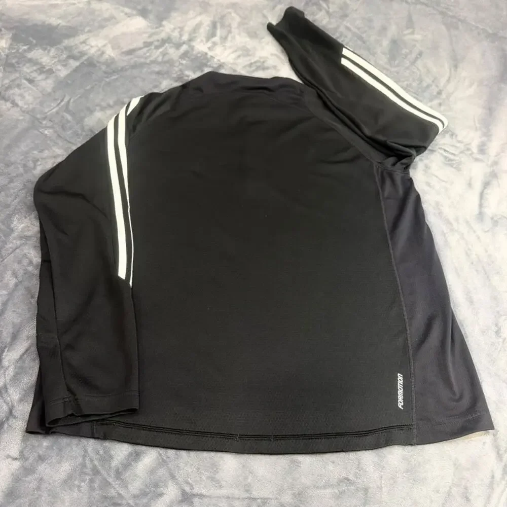Adidas ClimaCool Men’s S L Black 1/4 Quarter Zip Long Sleeve Mock Neck Pullover